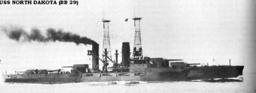 Броненосный крейсер "Северная Дакота" BB29