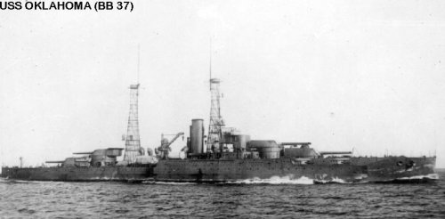 Броненосный крейсер "Оклахома" BB37 
