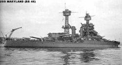 Броненосный крейсер "Мэриленд" BB46