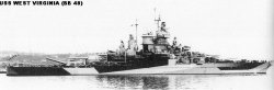 Броненосный крейсер "Западная Вирджиния" BB48