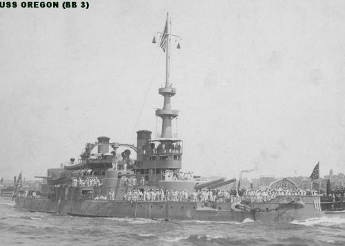 Броненосный крейсер "Орегон" BB3