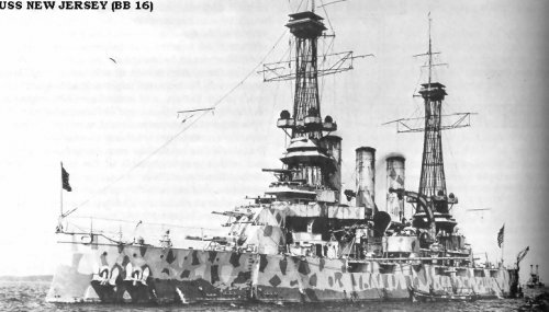 Броненосный крейсер "Нью-Джерси" BB16