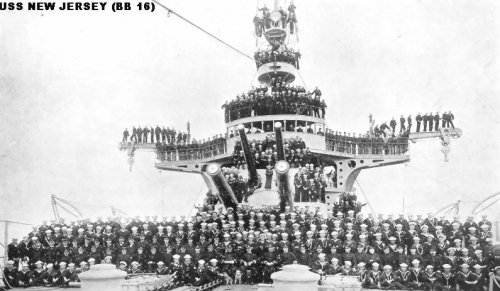 Броненосный крейсер "Нью-Джерси" BB16