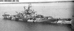 Броненосный крейсер "Индиана" BB58